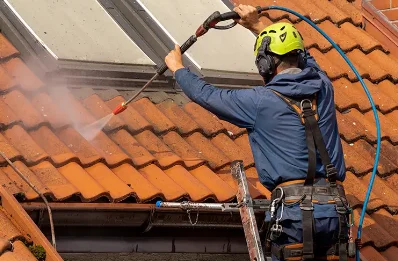 Démoussage et hydrofuge de toiture à Audouville-la-Hubert